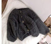 deep grey / 110 for 4T Cardigans Knitted Sweater