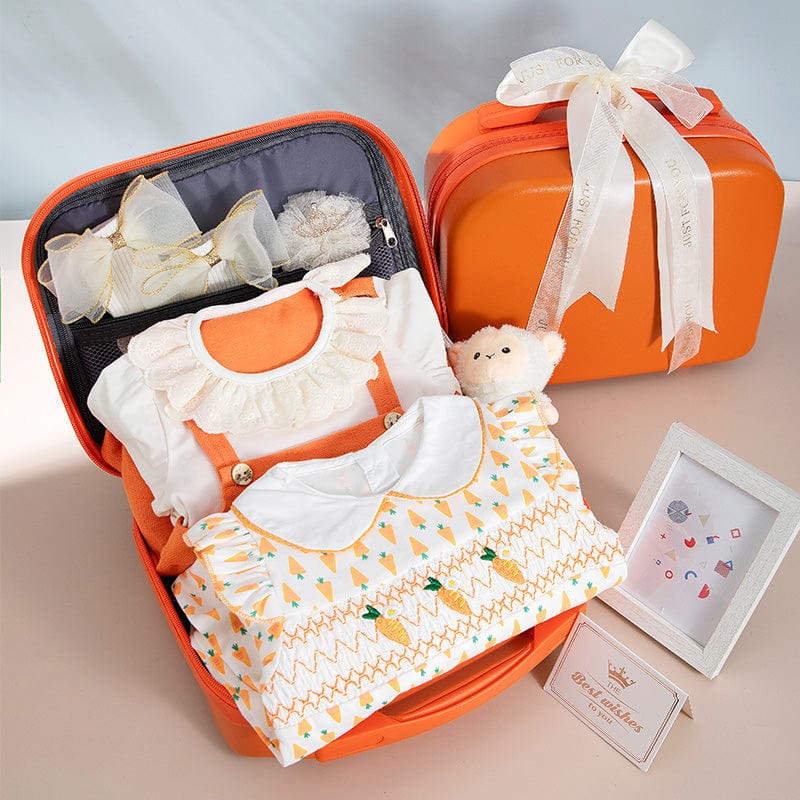 Carrot Print Baby Gift Set