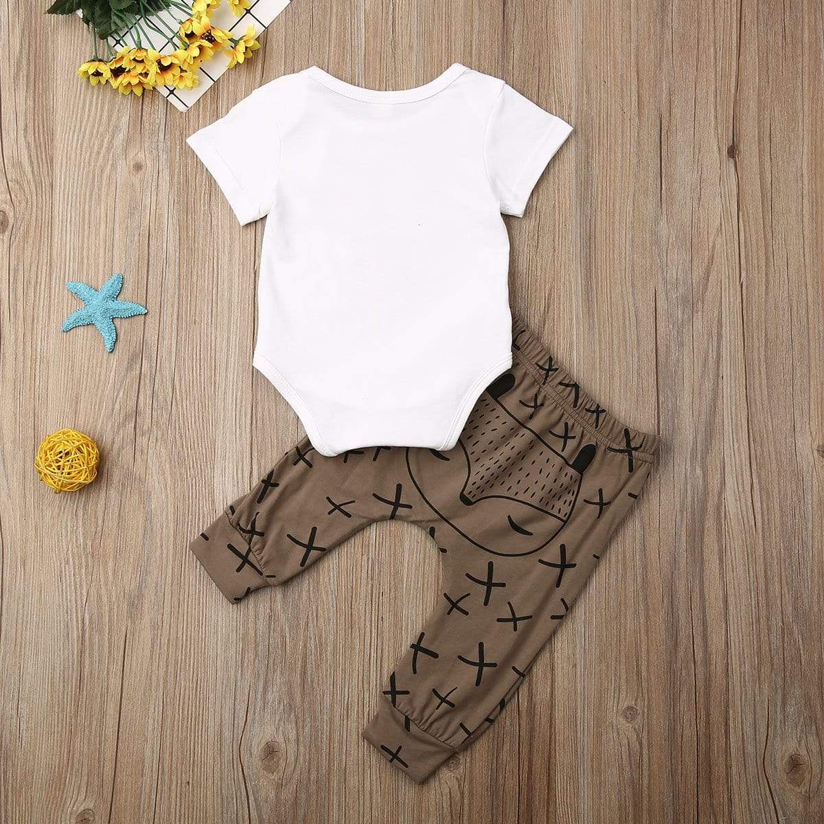 Girl's Clothing Cartoon Animal Print Romper