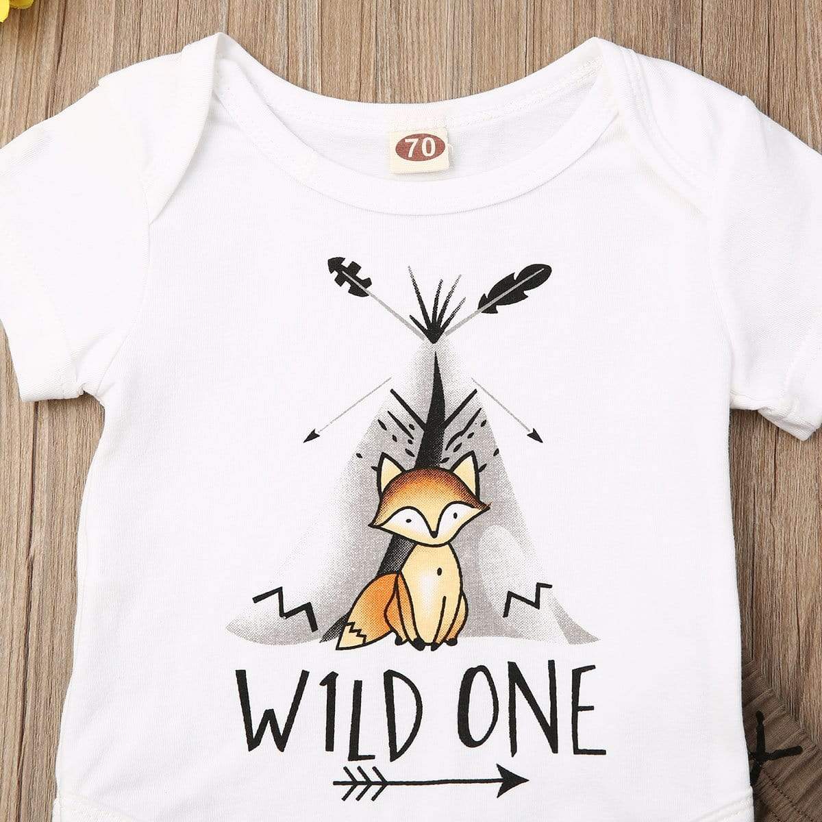 Girl's Clothing Cartoon Animal Print Romper