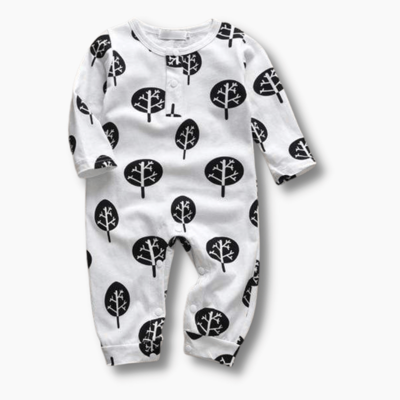 Boy's Clothing Cartoon Baby Print Romper