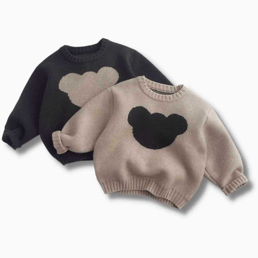 Cartoon Bear Knitted Sweater