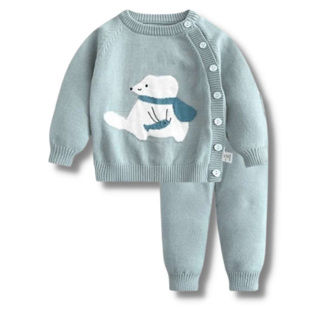 Girl's Clothing Cartoon Bear Sweater Set