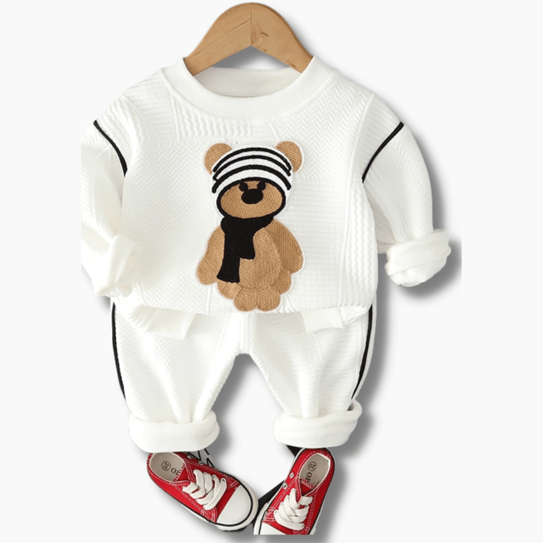 Cartoon Bear Tracksuit Set