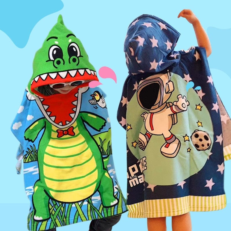 Cartoon Child Kid Hooded Cloak