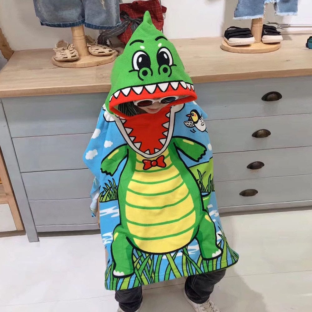 A / 60CM 120CM Cartoon Child Kid Hooded Cloak