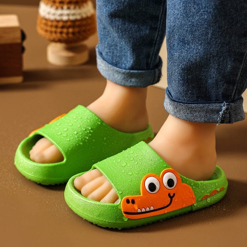 Cartoon Crocodile Children Slippers