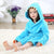 Light blue / 2T Cartoon Dinosaur Children Bathrobes