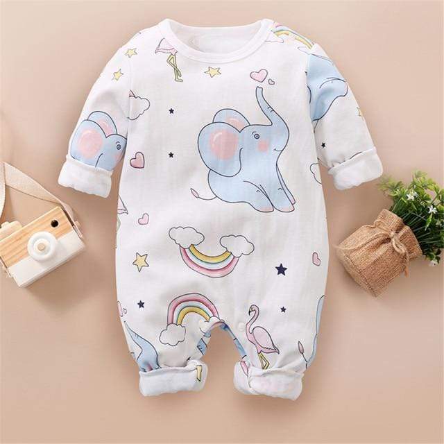 Elephant 2 / 12-18M Cartoon Dinosaur Costume Baby's Rompers