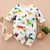 White Dinosaur / 9-12M Cartoon Dinosaur Costume Baby's Rompers