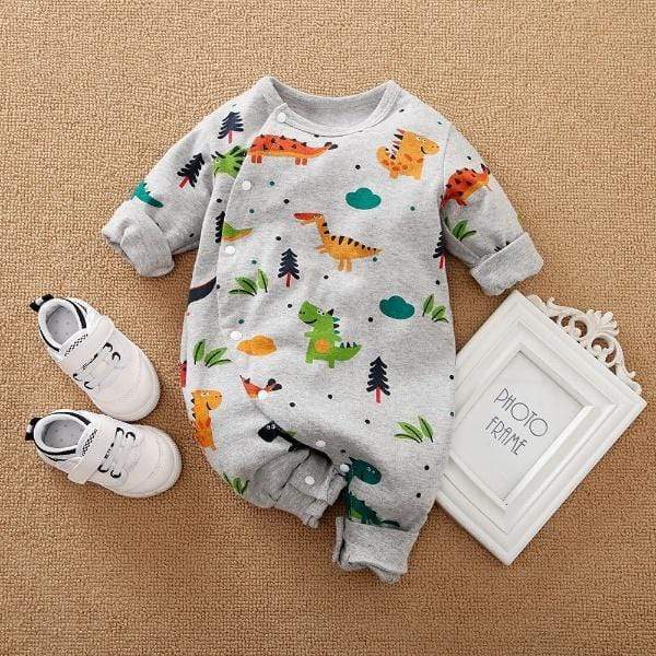 Cartoon Dinosaur Costume Baby's Rompers