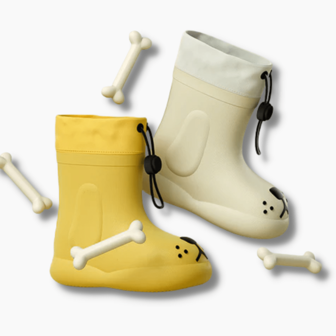 Cartoon Dog Kids Rainboots