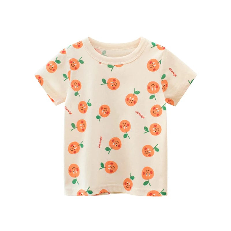 Cartoon Fruit Kids T-Shirt