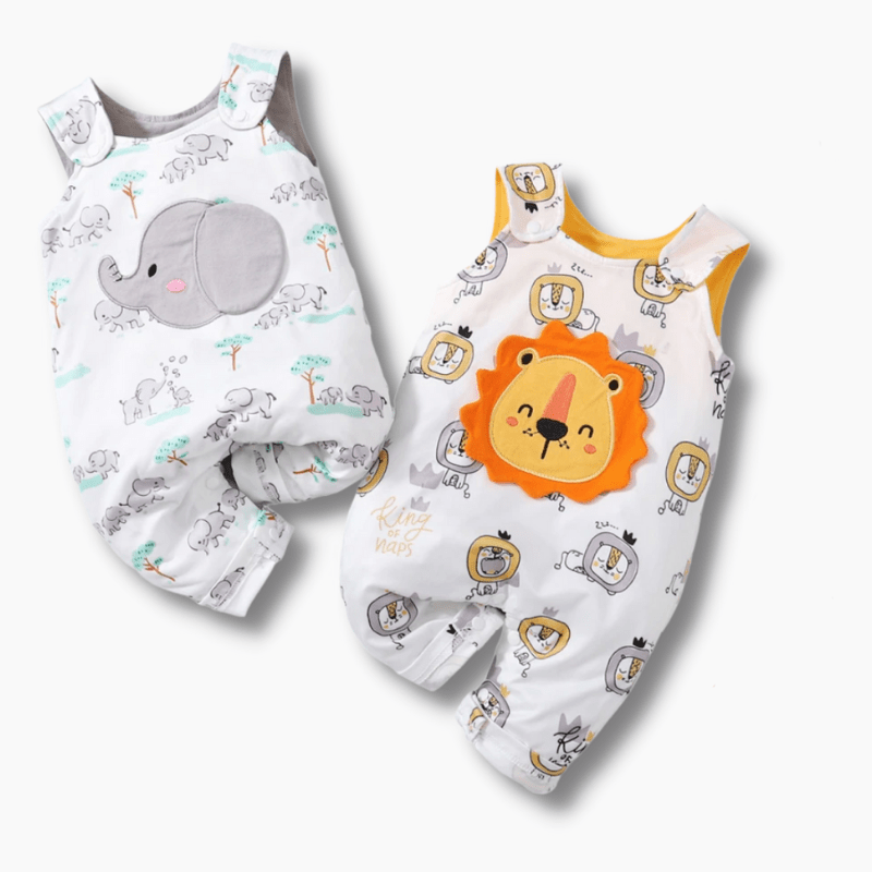 Cartoon Graphic Baby Romper