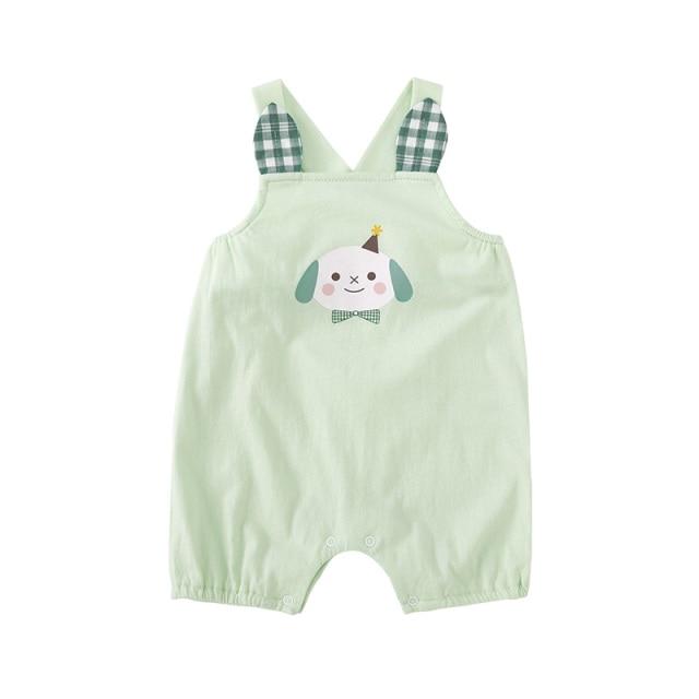 Girl's Clothing Green / 0-3 Months Cartoon Pattern Romper