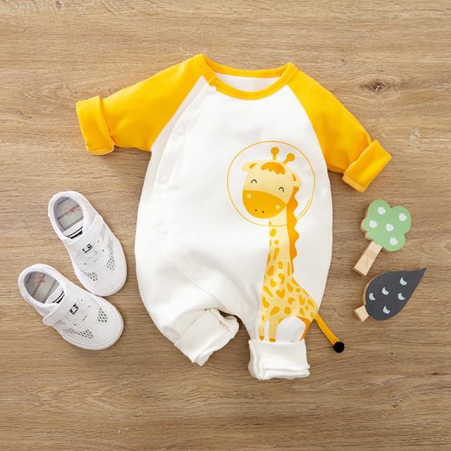 Giraffe print 2025 baby clothes