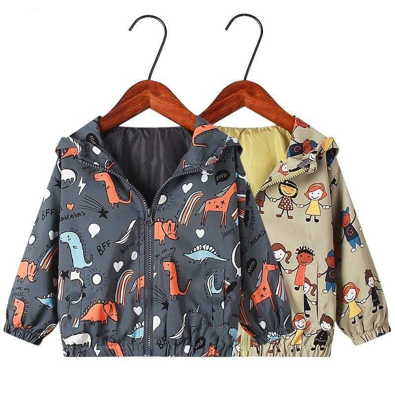 Cartoon Print Kid Hoodie