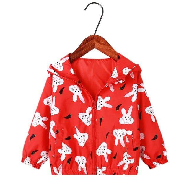 hon xiaotu / 5 - size 120 Cartoon Print Kid Hoodie