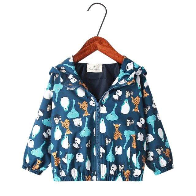 qin houtou / 4T - size 110 Cartoon Print Kid Hoodie