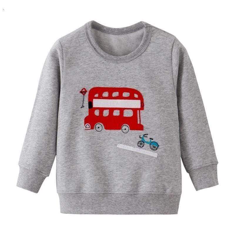 Boy's Clothing Cartoon Print Sweatshirts