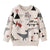 Boy's Clothing Off White / 6T Cartoon Print Sweatshirts