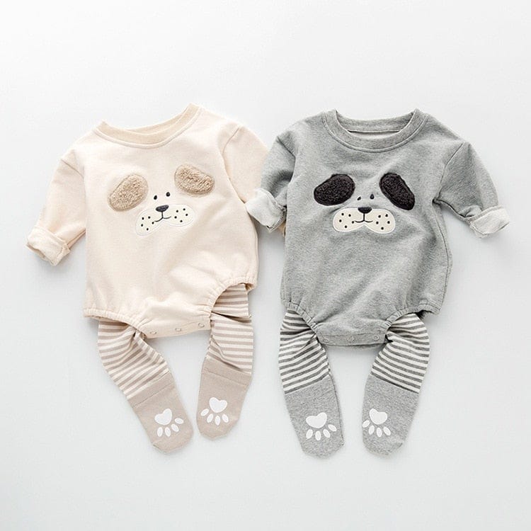 Cartoon Puppy Baby Romper