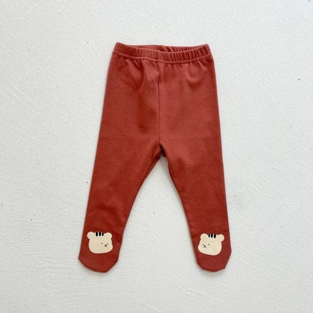 Red Legging / 24M Cartoon Puppy Baby Romper