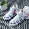 Shoes White / 25 Cartoon Rainbow Velcro Sneakers