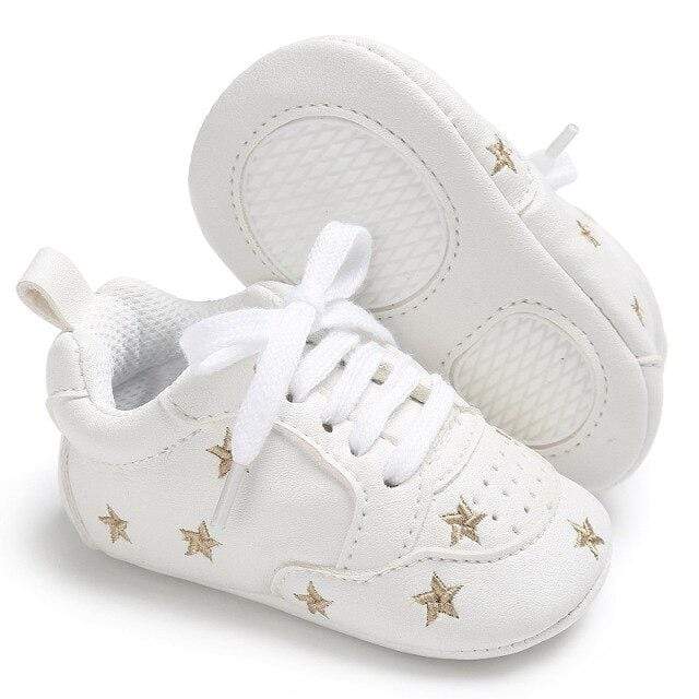 A3-J / 7-12 Months Casual Baby Shoes Infant Baby Girl Crib Shoes Cute Soft Sole Prewalker Sneakers Walking Shoes Toddler First Walker