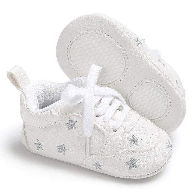 A4-S / 13-18 Months Casual Baby Shoes Infant Baby Girl Crib Shoes Cute Soft Sole Prewalker Sneakers Walking Shoes Toddler First Walker