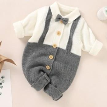 Boy's Clothing Casual Knitted Romper