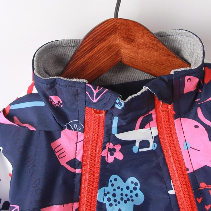 Girl's Clothing Cat Print Children Coats