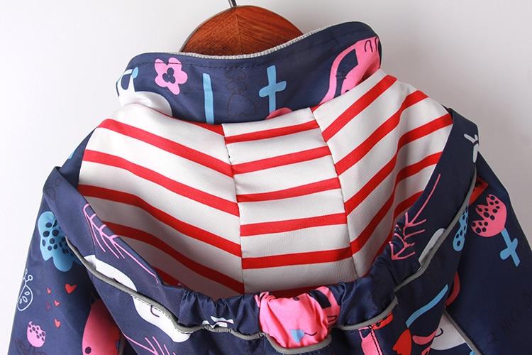 Girl's Clothing Cat Print Children Coats