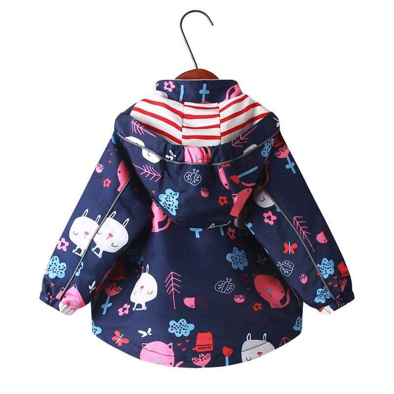 Girl's Clothing Cat Print Children Coats