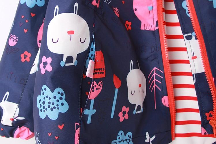 Girl's Clothing Cat Print Children Coats