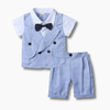 Boy&#39;s Clothing Check Print Semi Casual Set
