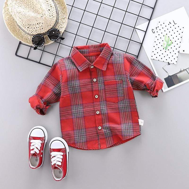 Plaid Long Sleeve Shirts
