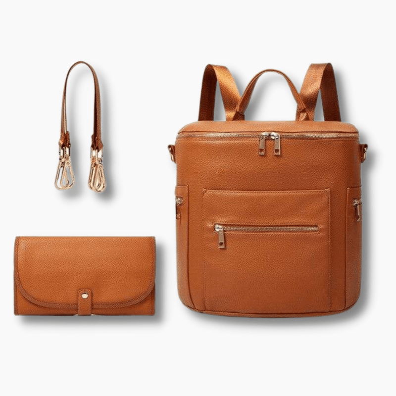 best leather diaper backpacks Chic Mama Diaper Backpack