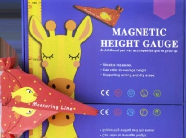 Accessories Deer front page Children's height ruler