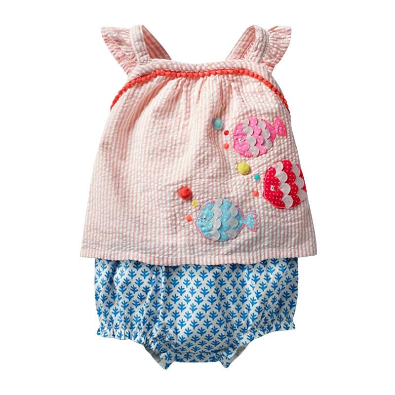 Girl's Clothing Children's Sets Animal Fish Outfit