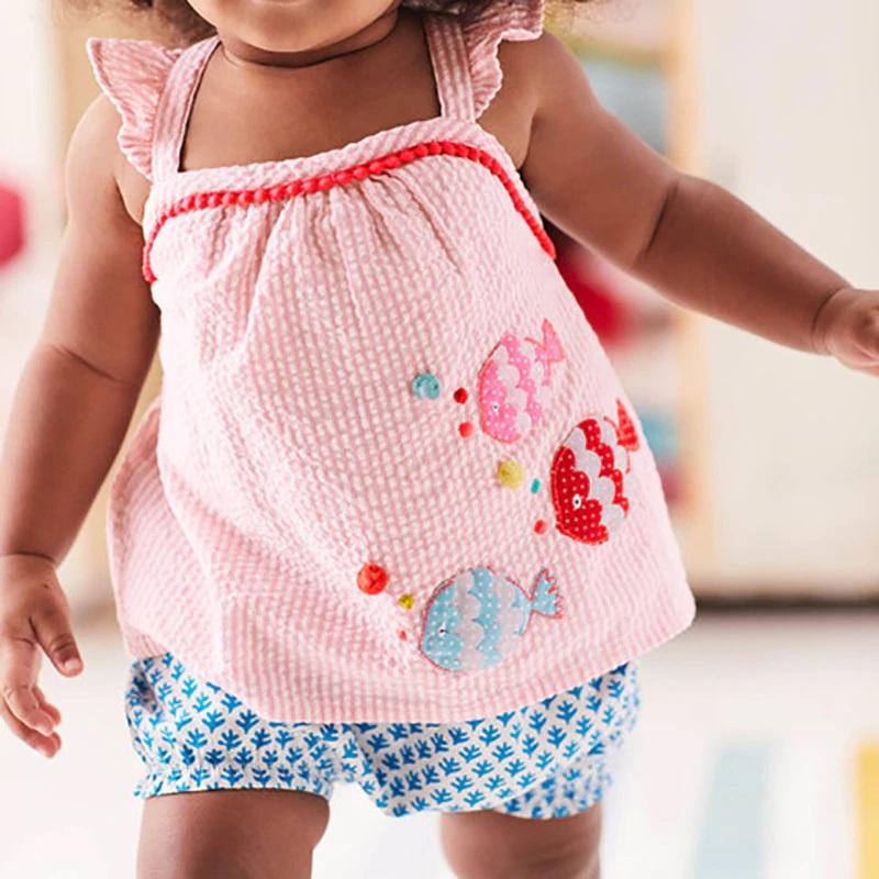 Girl's Clothing Children's Sets Animal Fish Outfit