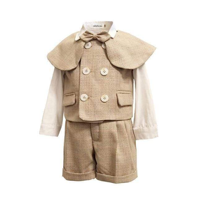 Boy's Clothing with shirts / 3T Double Breasted vest short Shawl