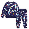 Boy&#39;s Clothing Midnight Blue Unicorns / 24M Classic Sweatshirt Set