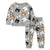 Boy's Clothing Animals Gray / 3T Classic Sweatshirt Set