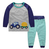 Boy&#39;s Clothing Gray Tractor / 24M Classic Sweatshirt Set