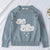 Boy's Clothing 20026 blue / 4T Cloud Sweaters Knitted Outfit