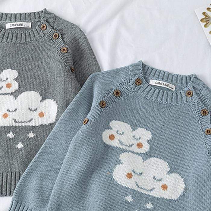 Boy's Clothing Cloud Sweaters Knitted Outfit