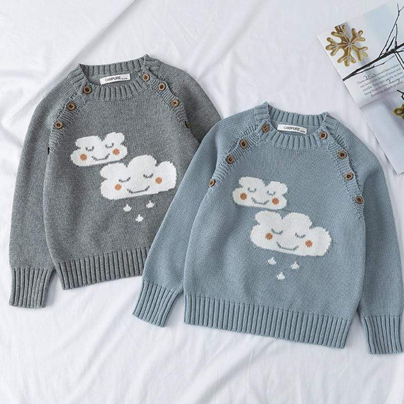 Boy's Clothing Cloud Sweaters Knitted Outfit