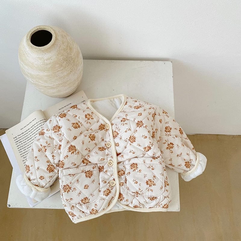 Coat Jacket Baby Girls Long Sleeves