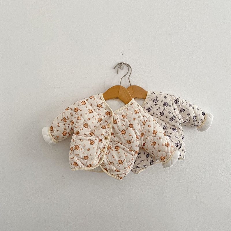 Coat Jacket Baby Girls Long Sleeves